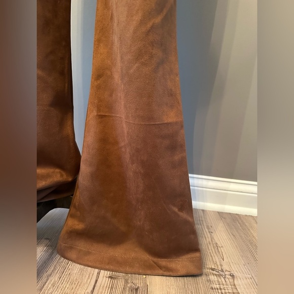 Brown suede flares- rewash extra large - Picture 4 of 5